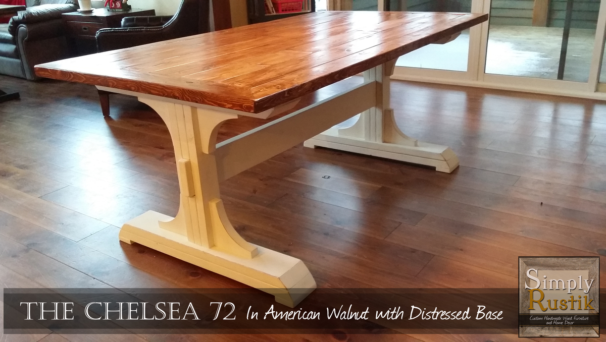 Double Pedestal Farmhouse Dining Table Ana White